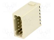 Connector: HDC; module; male; Han-Modular®; PIN: 12; 10A; 250V HARTING