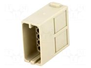 Connector: HDC; module; male; 10A; 160V; Han-Modular®; PIN: 17 HARTING