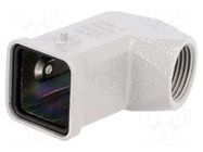 Enclosure for connectors: HDC; size 3A; for cable; Han® A; PG11 HARTING