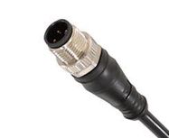 SENSOR CORD, 4P M12 PLUG-FREE END, 2M