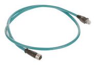 SENSOR CORD, 4P M12 RCPT-RJ45 PLUG, 1M