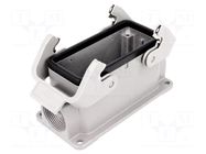 Enclosure for connectors: HDC; size 16B; Han® B; IP65; closed HARTING
