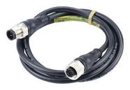 SENSOR CORD, 4P M12 PLUG-FREE END, 300MM