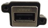 USB CONN, 2.0, A RCPT, 4POS, PANEL