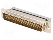 Connector: D-Sub; PIN: 37; plug; male; for ribbon cable; straight HARTING
