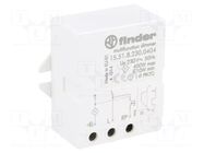 Relay: installation; in mounting box; 15.51; -10÷50°C; IP20; 400W FINDER