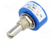 Potentiometer: shaft; single turn; 10kΩ; ±15%; 1W; linear; 6.35mm SR PASSIVES