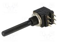 Potentiometer: shaft; single turn; 1MΩ; 200mW; THT; 6mm; plastic PIHER