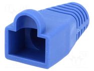 RJ45 plug boot; 6mm; blue CONEC