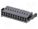 Connector: wire-wire; JPT; female; plug; for cable; PIN: 22; black TE Connectivity