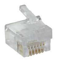 RJ11 CONN, PLUG, 6P6C, 1PORT, CABLE