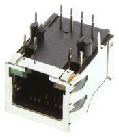 RJ45 CONN, R/A JACK, 8P8C, 1PORT, PANEL