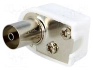Connector: coaxial 9.5mm (IEC 169-2); plug; female; for cable GOOBAY
