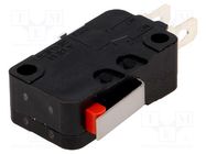 Microswitch SNAP ACTION; 16A/250VAC; 10A/30VDC; with lever; SPDT OMRON Electronic Components