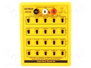 Decade box: capacitance; 100pF÷11111uF; 5%; Int.param: 50pF EXTECH