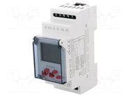 Automation module: timer; Range: 0,1s÷100h; DPDT; 24÷250VAC; PCM ZAMEL