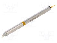 Tip; bent chisel; 1mm; 350÷398°C; for hot tweezers; 2pcs. THERMALTRONICS