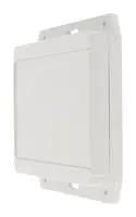 ENCLOSURE, FLANGED LID, ABS, LIGHT GREY