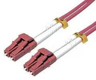 FO JUMPER CABLE, LC-LC DUPLEX, OM4, 15M