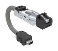 ENET CORD, C6A, IX B PLUG-RJ45 PLUG, 1M