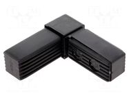 Mounting coupler; for profiles; polyamide; -30÷100°C; I: 77mm ELESA+GANTER