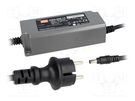 Power supply: switched-mode; LED; 60W; 12VDC; 5A; 90÷264VAC; IP67 MEAN WELL