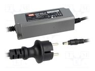 Power supply: switched-mode; LED; 60W; 20VDC; 3A; 90÷264VAC; IP67 MEAN WELL