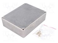 Enclosure: multipurpose; X: 94mm; Y: 119mm; Z: 34mm; 1590; aluminium HAMMOND