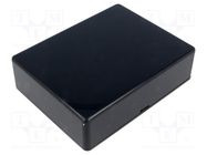 Enclosure: multipurpose; X: 94mm; Y: 121mm; Z: 34mm; 1591; ABS; black 