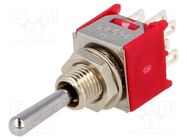 Switch: toggle; Pos: 3; DP3T; ON-OFF-ON; 3A/125VAC; 3A/28VDC 