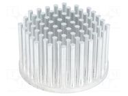 Heatsink; LED; Ø: 54mm; H: 30mm; 6.95K/W FISCHER ELEKTRONIK