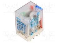 Relay: electromagnetic; 4PDT; Ucoil: 12VDC; Icontacts max: 5A; 1.1W Recoy/RAYEX ELECTRONICS
