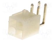 Socket; wire-board; male; MF42; 4.2mm; PIN: 4; THT; PCB snap; 7A Amphenol Communications Solutions