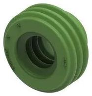 SINGLE WIRE SEAL, SILICONE RUBBER, GREEN
