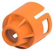 CABLE COVER, 35SQ, ORANGE, PA66+GF