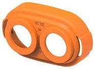 CABLE SEAL COVER, ORANGE, PA6+GF