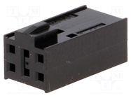 Connector: wire-board; plug; female; C-Grid III; 2.54mm; PIN: 6 