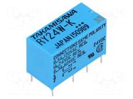 Relay: electromagnetic; DPDT; Ucoil: 24VDC; 1A; 0.5A/120VAC; RY FCL Components