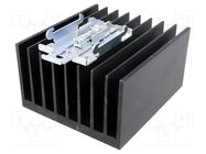 Heatsink: extruded; grilled; black; L: 110mm; W: 100mm; H: 60mm; 59A STONECOLD
