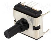 Potentiometer: shaft; single turn; 100kΩ; ±20%; 0.75W; linear; THT BOURNS