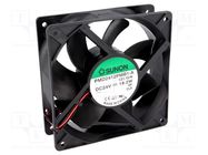 Fan: DC; axial; 24VDC; 120x120x38mm; 322.8m3/h; 54dBA; ball bearing SUNON