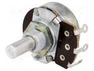 Potentiometer: shaft; single turn; 220Ω; 500mW; ±20%; soldered; 6mm TELPOD