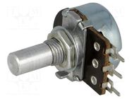 Potentiometer: shaft; single turn; 470kΩ; 200mW; ±30%; THT; 6mm TELPOD