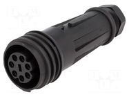 Connector: circular; plug; female; PIN: 7; Buccaneer 900; for cable BULGIN