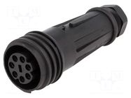 Connector: circular; plug; female; PIN: 7; 32A; 430V; Buccaneer 900 BULGIN