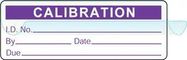 CALIBRATION LABELS, SELF-LAM, VINYL, 44.5MM W