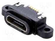 Socket; USB B micro; SMT; PIN: 5; with seal; USB 2.0; IPX7 ATTEND