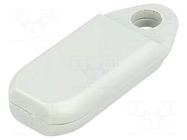 Enclosure: for remote controller; X: 16mm; Y: 40mm; Z: 8mm; ABS MASZCZYK