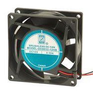 DC AXIAL FAN, BALL, 39.6CFM, 0.07A, 24V