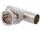 T adapter; BNC socket x2,BNC plug; 75Ω; gold-plated AMPHENOL RF